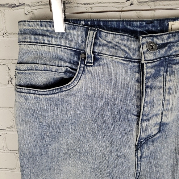 ZANEROBE | Joe Blow stone/acid wash denim skinny button fly jeans - Picture 4 of 10